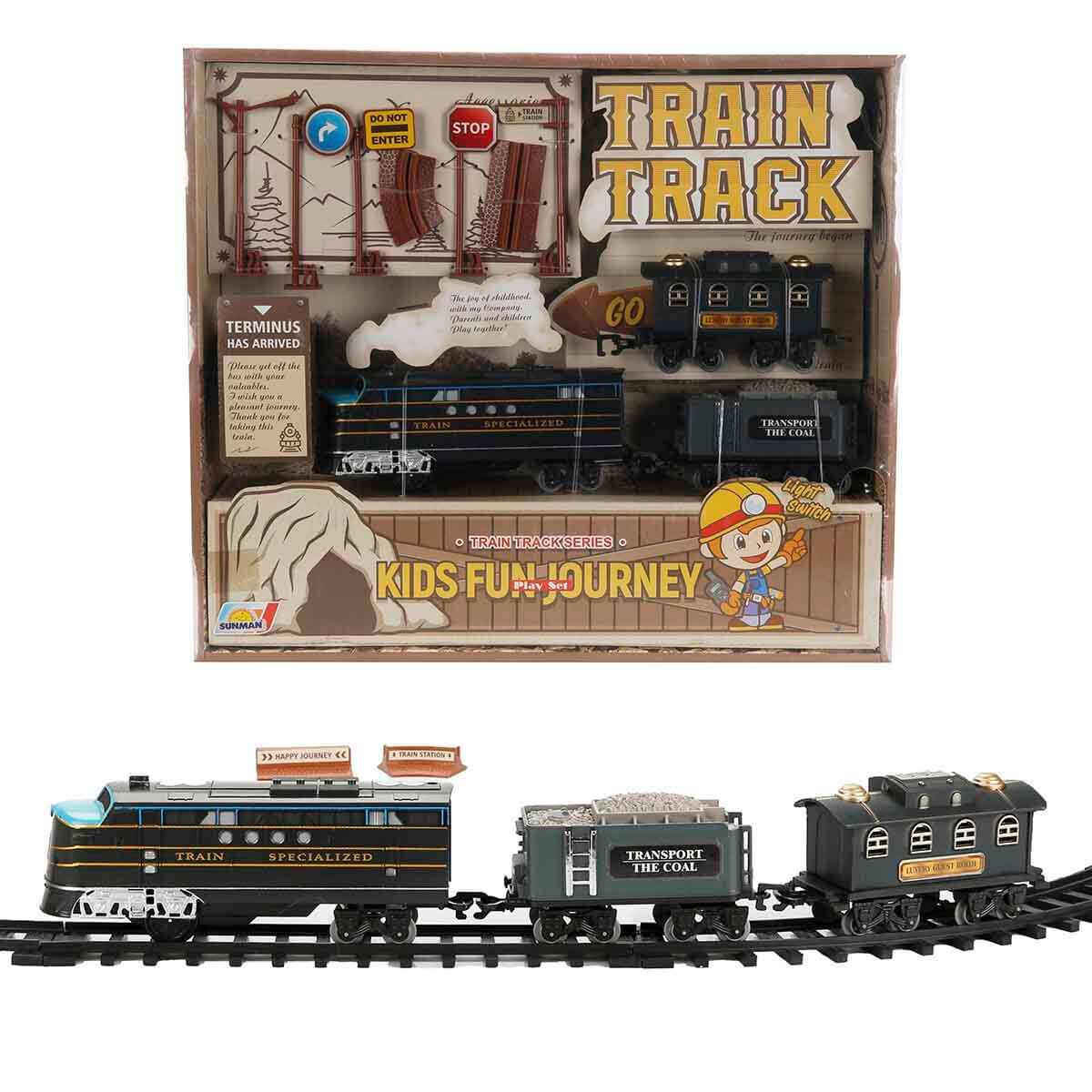 Trainspotting セット Sesli ve Işıklı Tren Oyun Seti - Kahverengi Tren | Toyzz Shop