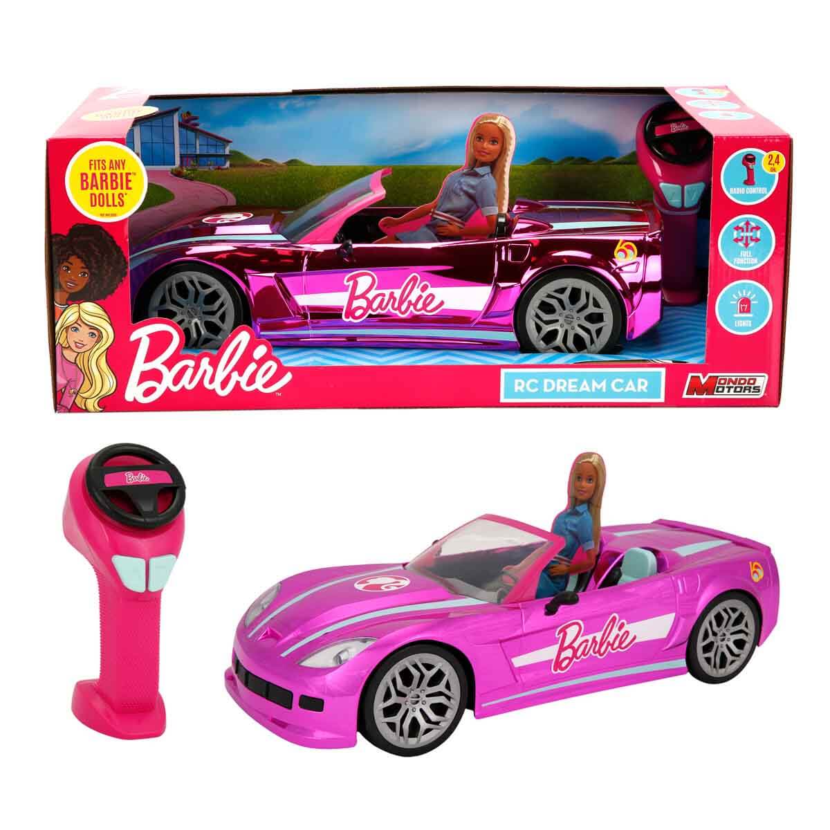 Barbie'nin Işıklı Uzaktan Kumandalı Rüya Arabası 42 cm | Toyzz Shop