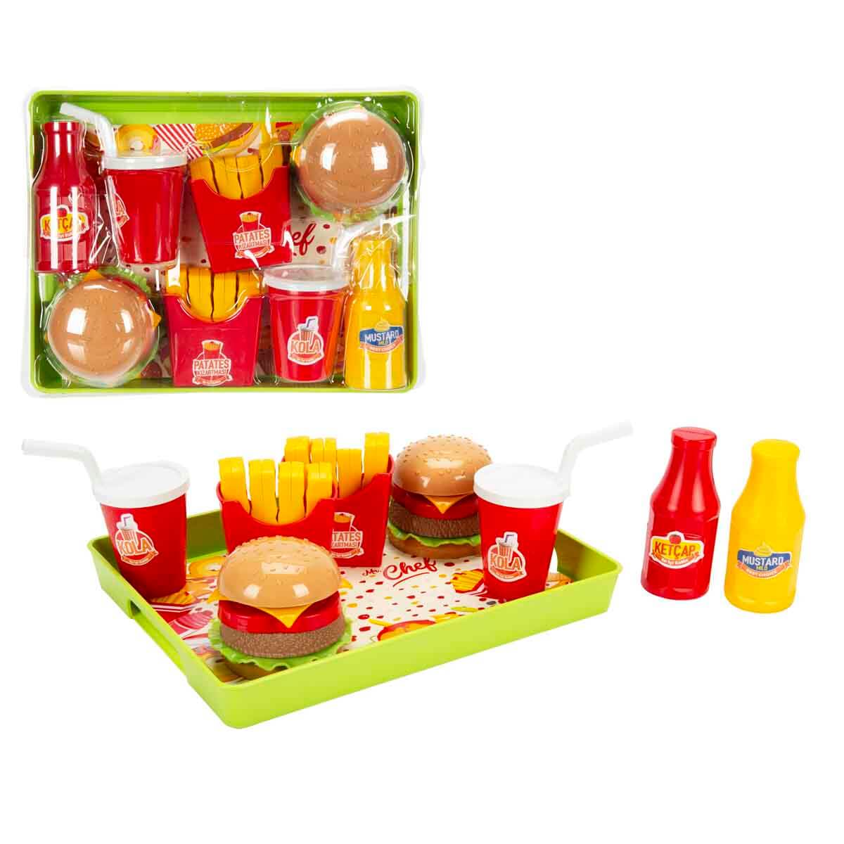 Mr. Chef Tepsili Hamburger Seti | Toyzz Shop