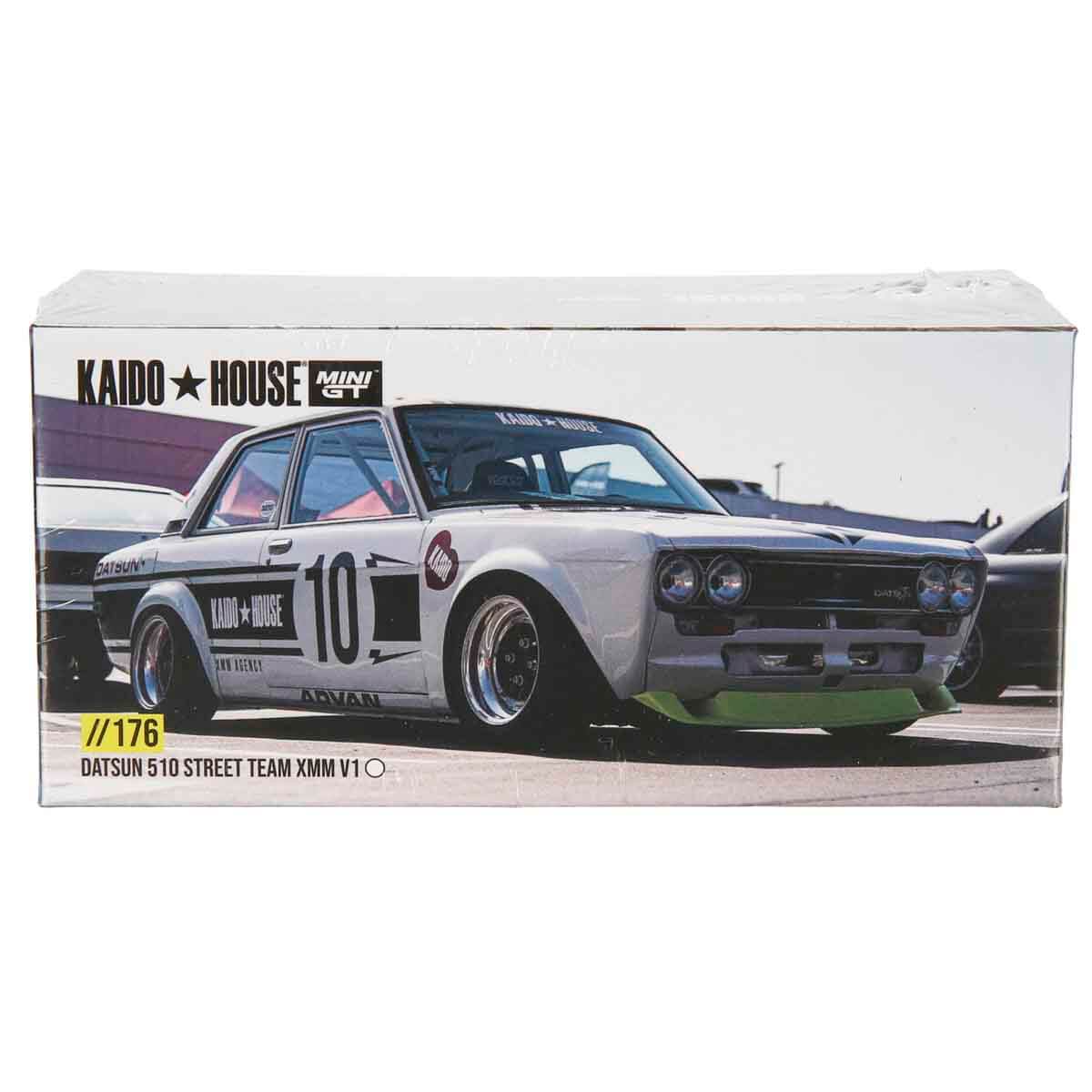 1:64 Mini Gt x Kaido House Datsun 510 Street Team XMM V1 Diecast