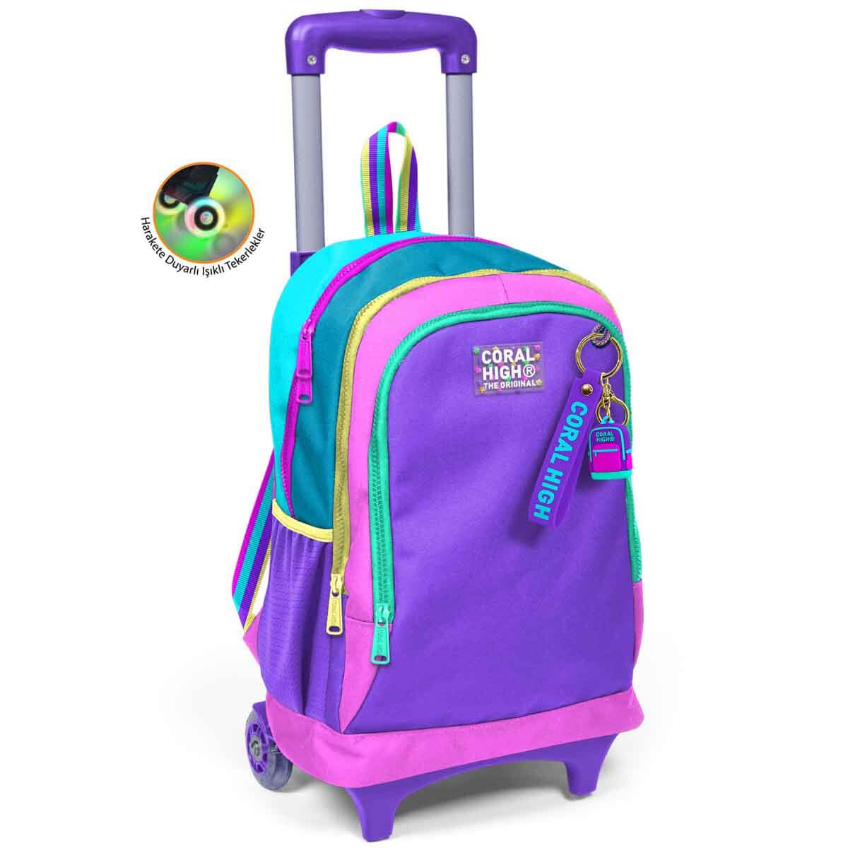 undefined - 4115c_Coral_High_Pembe_Pastel_Renkli_Isikli_Tekerlekli_C.jpg
