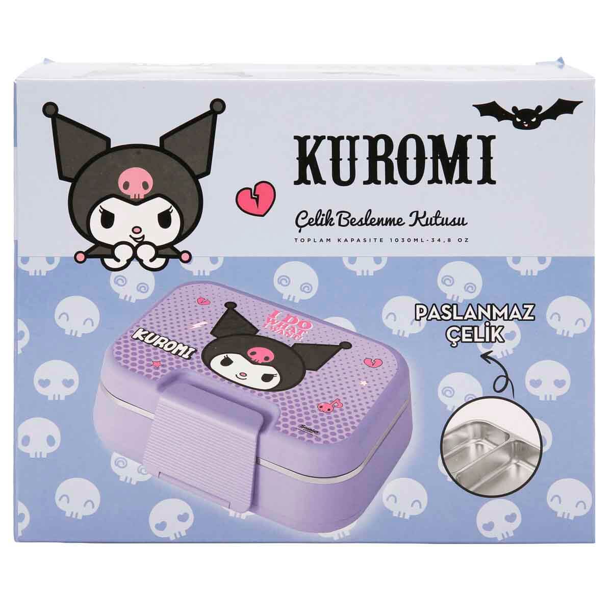 undefined - 4133b_Kuromi_Yazili_Mor_Celik_Beslenme_Kabi_3471.jpg