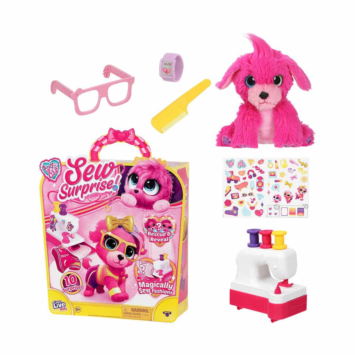 Scruff a Luvs Moda Oyun Seti CRU06000 - Mor | Toyzz Shop