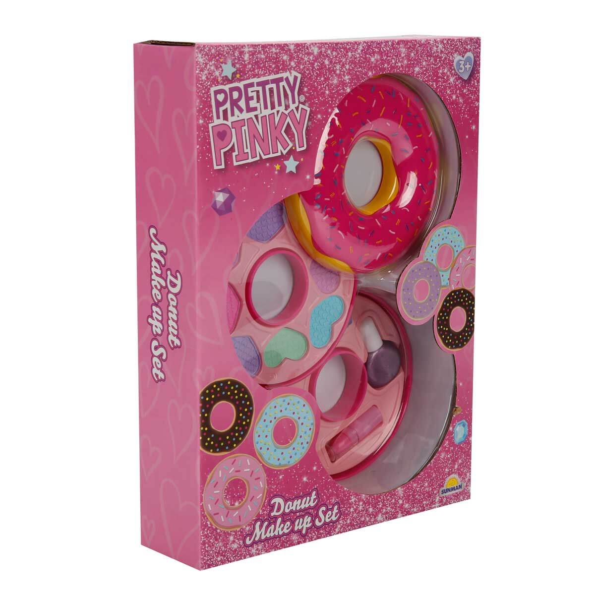 Donut Şekilli 2 Katlı Makyaj Güzellik Seti | Toyzz Shop