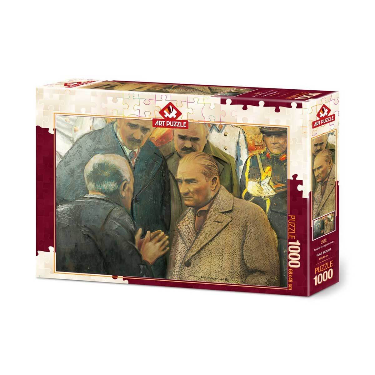 1000 Parça Puzzle : Atatürk ve Depremzede | Toyzz Shop