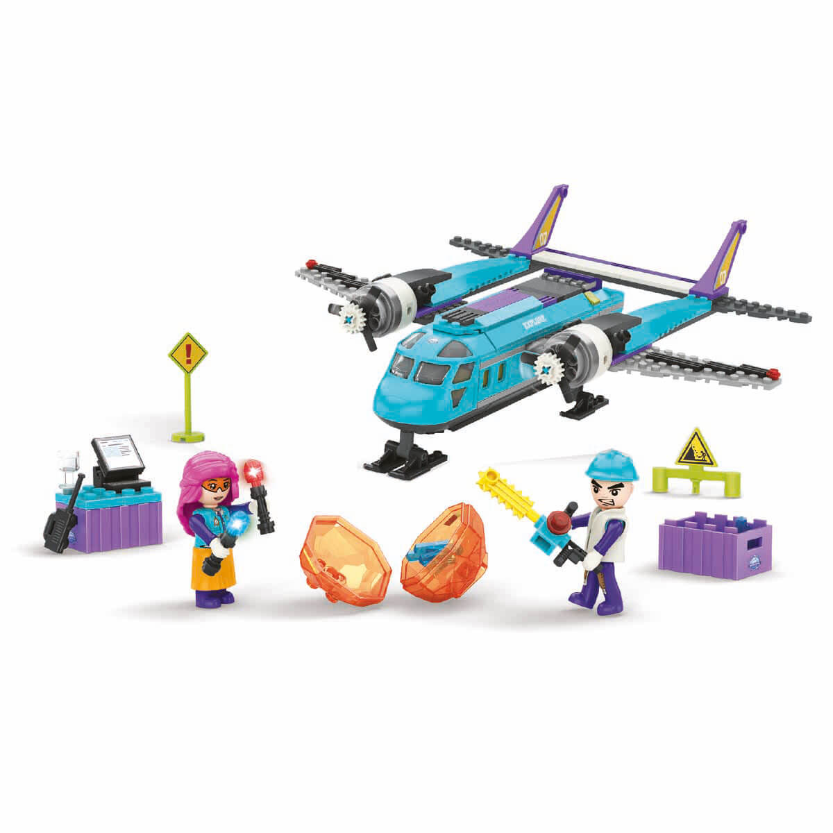 BLÜE Frontier おまけ付き BLX Glacier Buzullarda Keşif Uçağı 29614 | Toyzz Shop