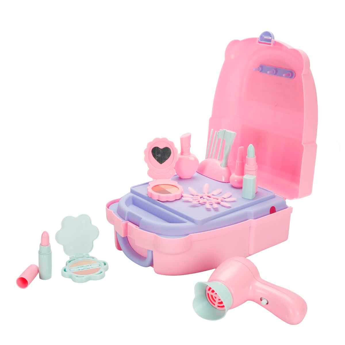 Sırt Çantalı Güzellik Seti - Pembe | Toyzz Shop