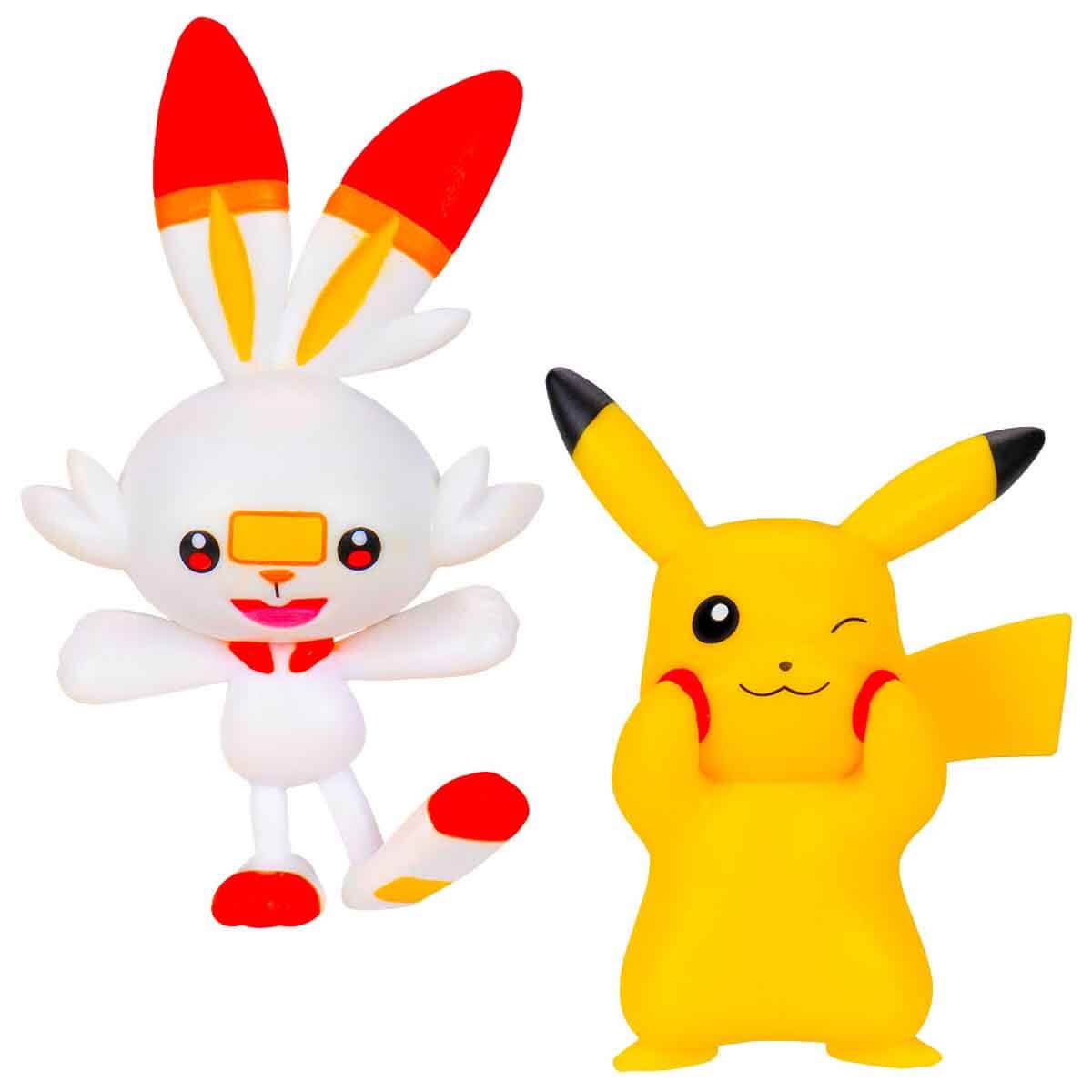 Pokemon Battle 2'li Figür Seti POK/PKW3355-B - Pikachu Ve Sobble