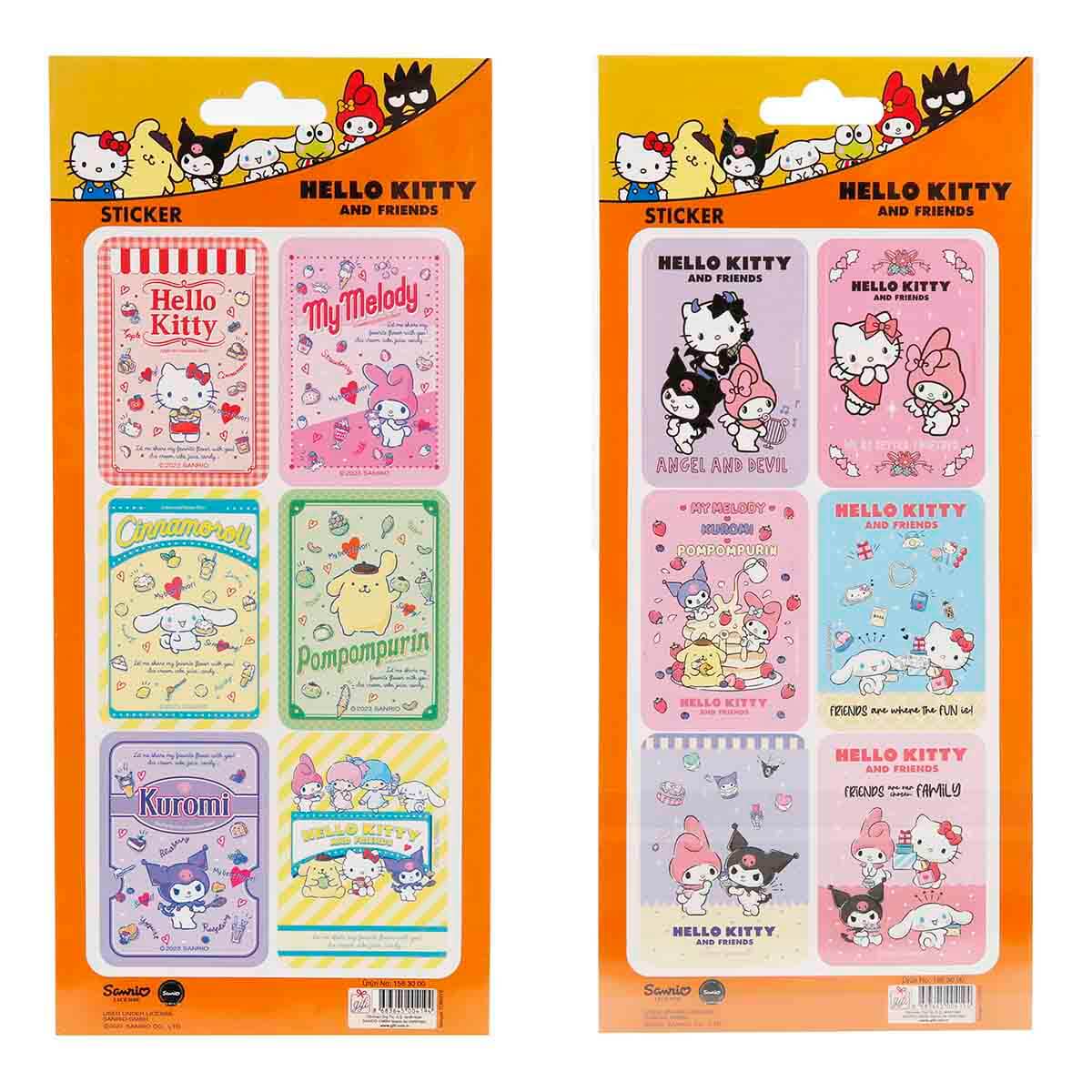Hello Kitty And Friends 2’li Sticker Seti - Model 5 | Toyzz Shop