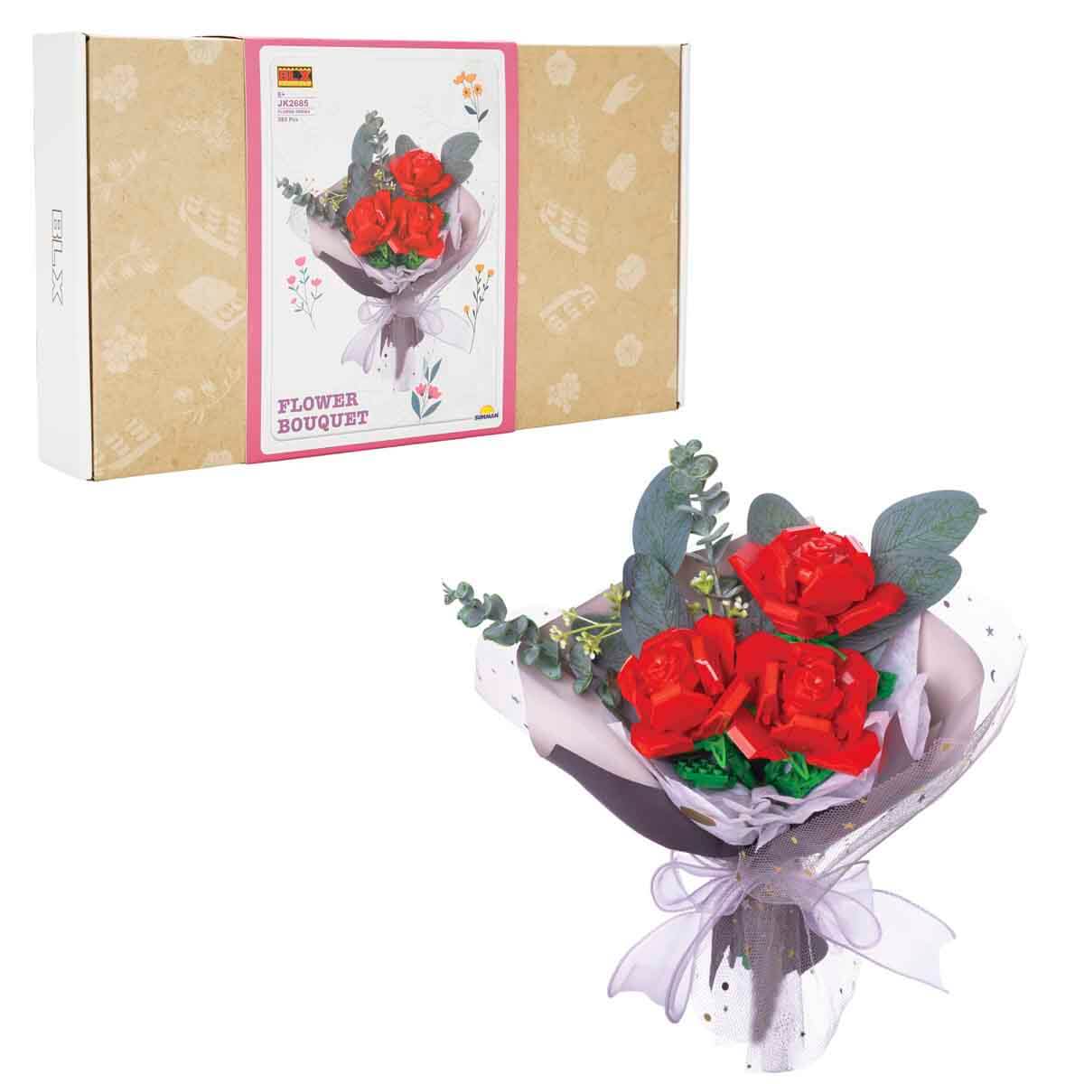 Flowerです。 BLX 3'lü Kırmızı Gül Buketi JK2685 | Toyzz Shop
