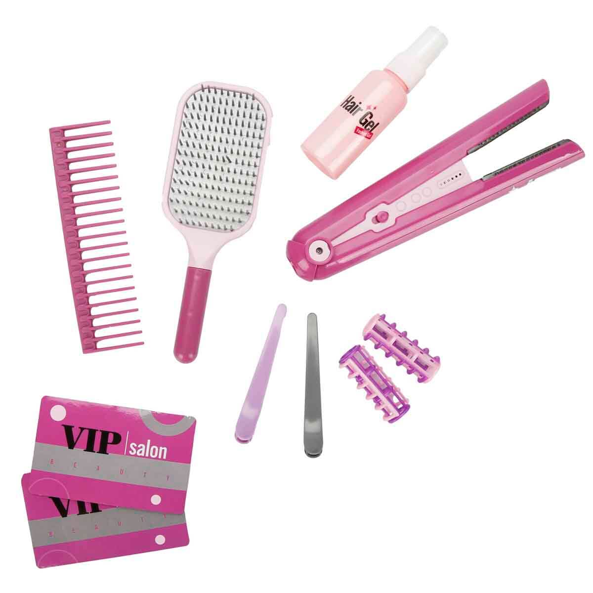 Pretty Pinky Sesli ve Işıklı Saç Tasarımı Güzellik Seti - Saç