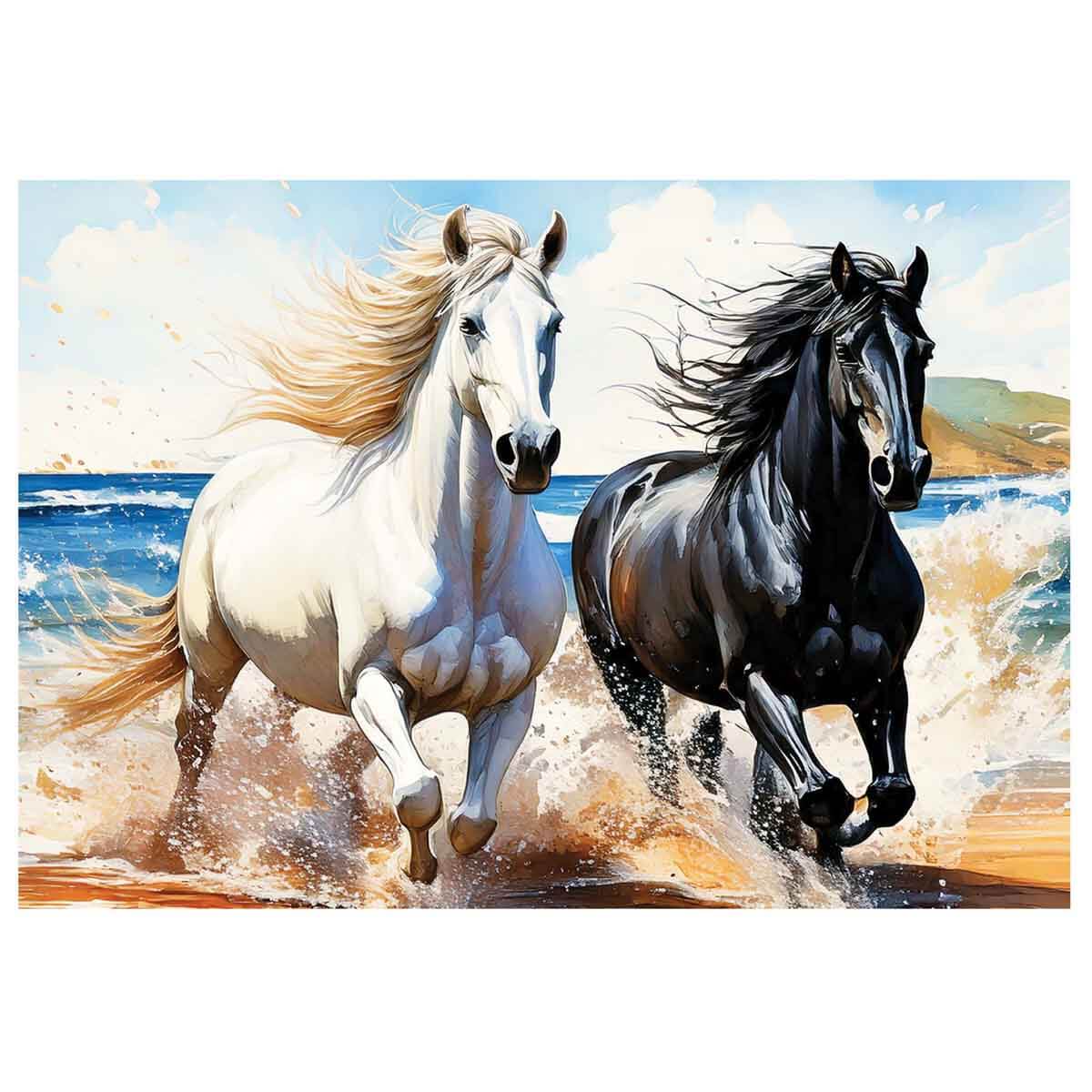 500 Parça Puzzle: Atlar | Toyzz Shop