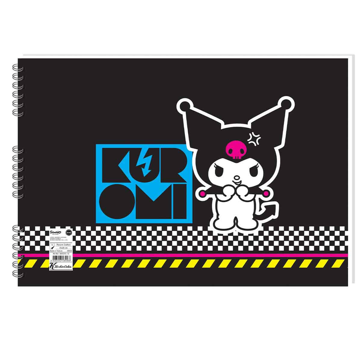 undefined - 4b8e6_Kuromi_Resim_Defteri_25_x_35_cm_15_Yaprak_.jpg