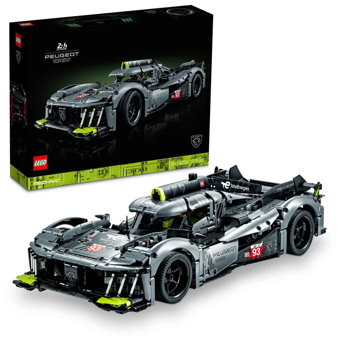 LEGO Technic PEUGEOT 9X8 24H Le Mans Hybrid Hypercar 42156 - Motor