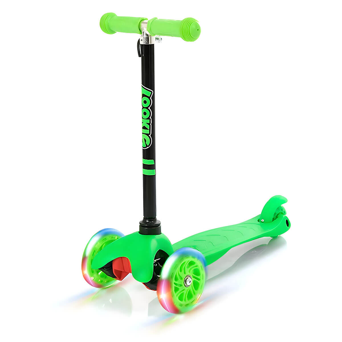 Gokidy Rookie 3 Tekerlekli Işıklı Yeşil Mini Scooter | Toyzz Shop