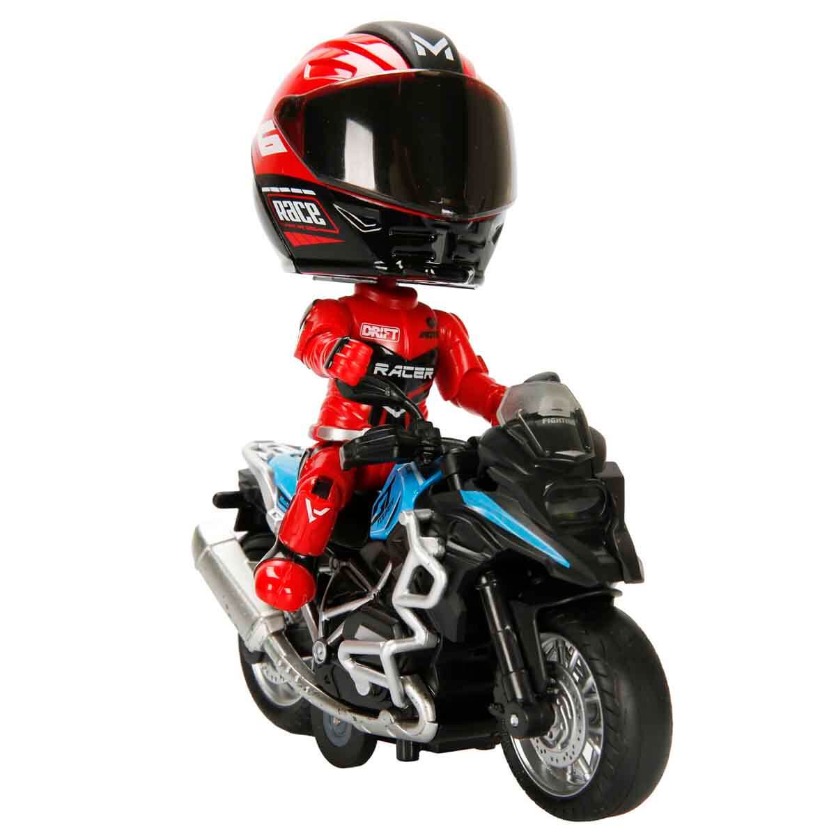 1:14 Sesli ve Işıklı BMW Off-Road Die Cast Çek Bırak Motosiklet