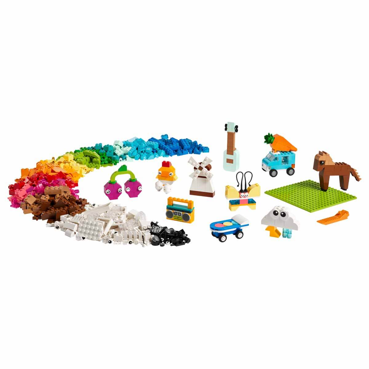 アンティーク、レトロ LEGO Classic Cıvıl Cıvıl Yaratıcı Yapım Kutusu 11038 - 4 Yaş ve
