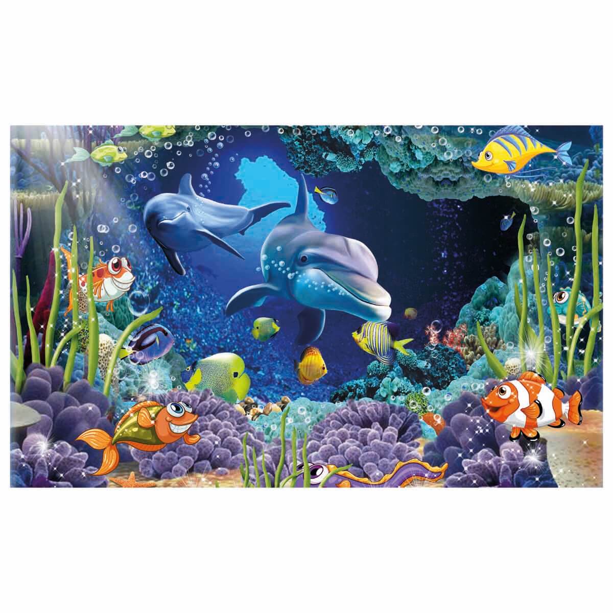 undefined - 5010d_100_Parca_Puzzle_Sevimli_Yunuslar_ve_Renkli_Balikl.jpg