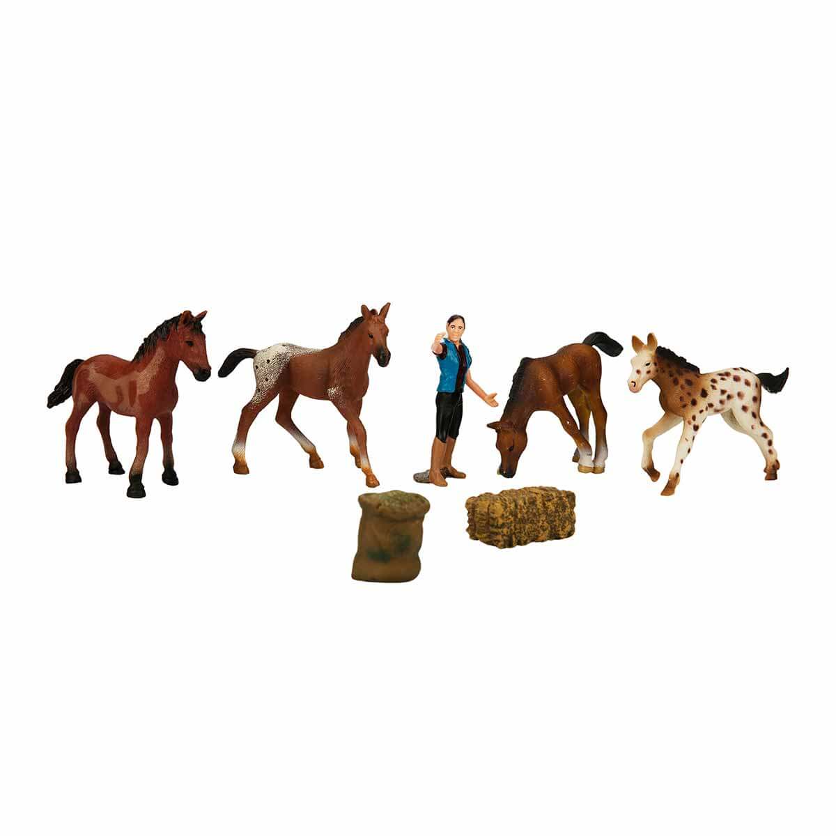 Wild Life Çitli Çiftlik Seti - Desenli At | Toyzz Shop