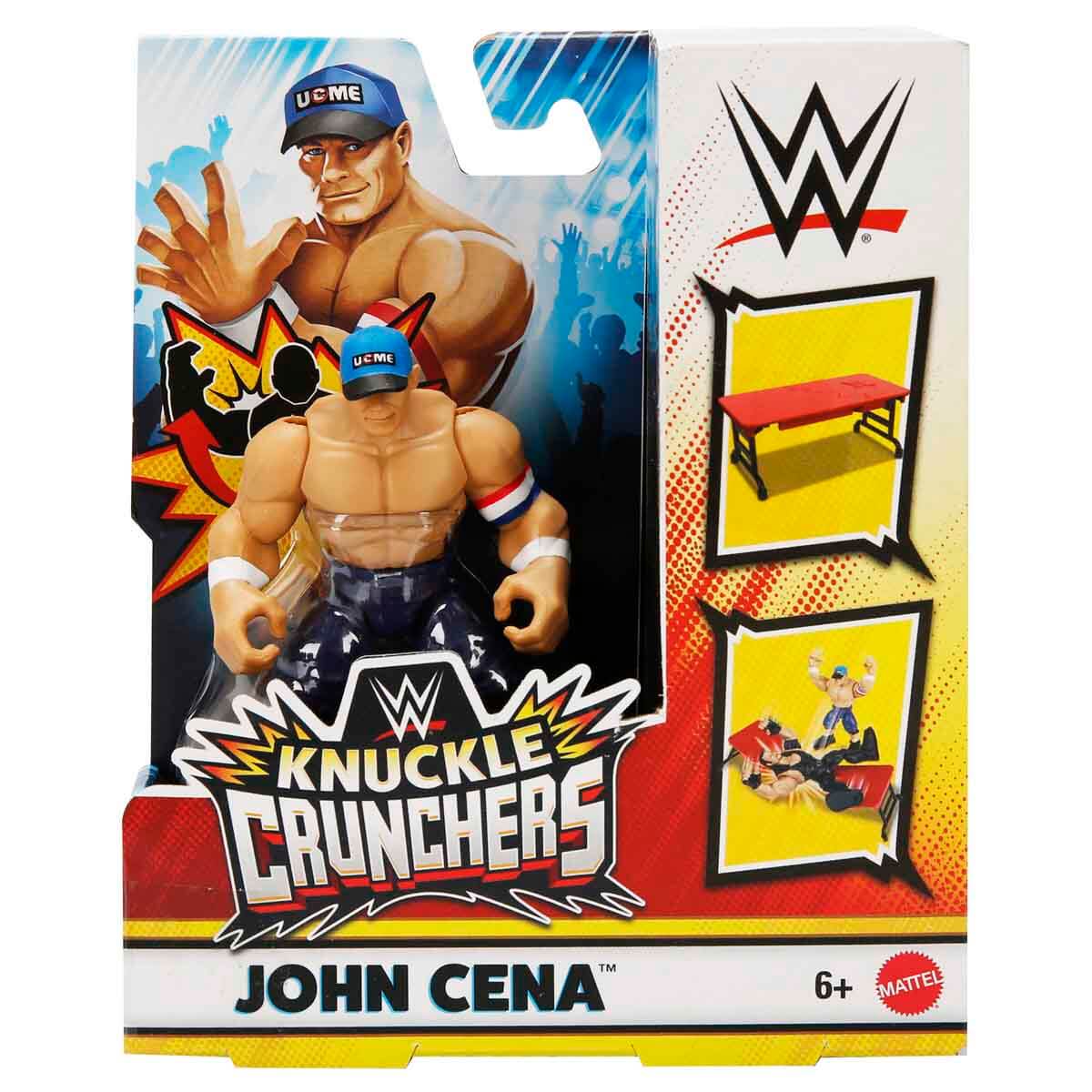 WWE Güçlü Güreşçiler Aksiyon Figürü HWH19 - Kırmızı Tişörtlü John