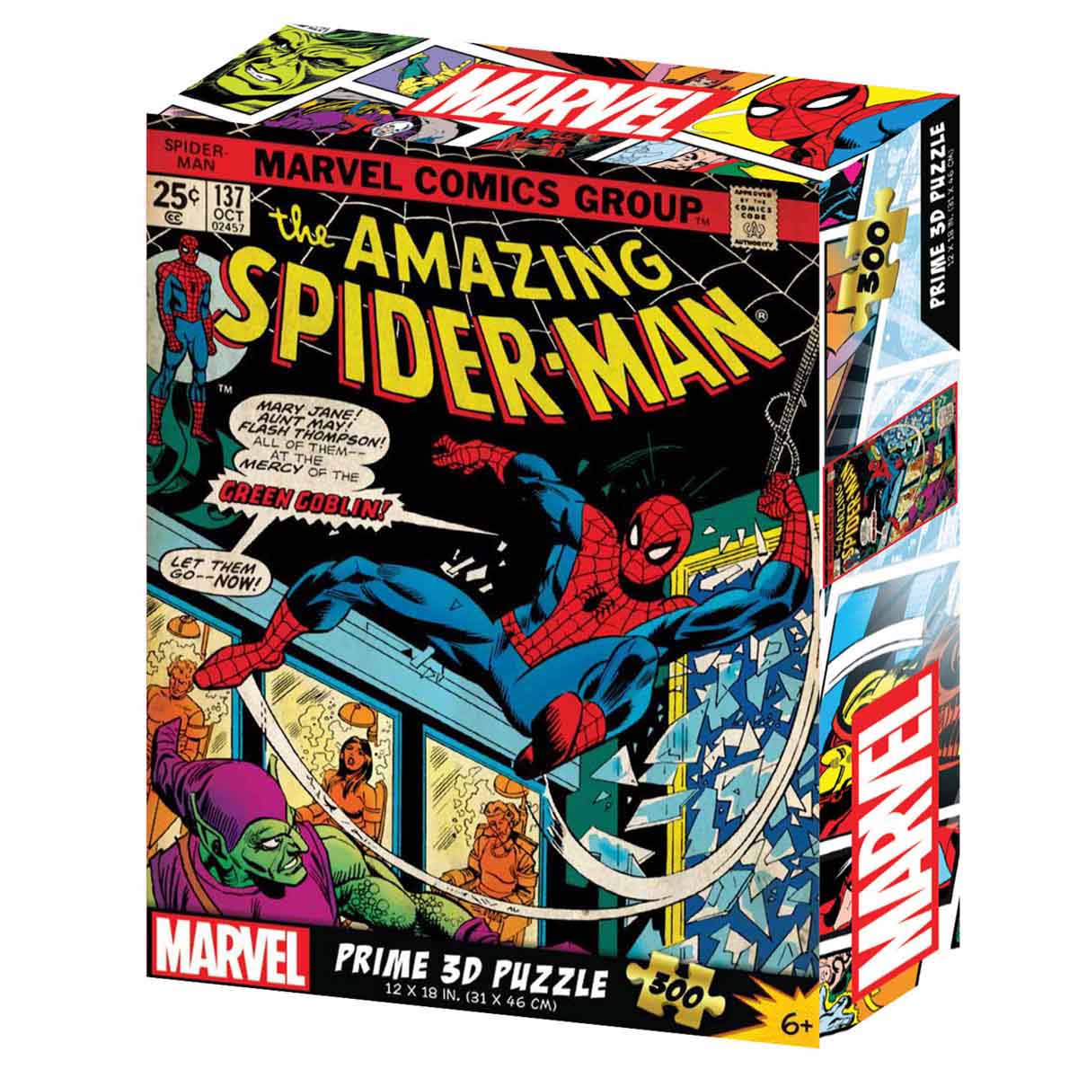 300 Parça 3D Puzzle: Marvel Spiderman | Toyzz Shop