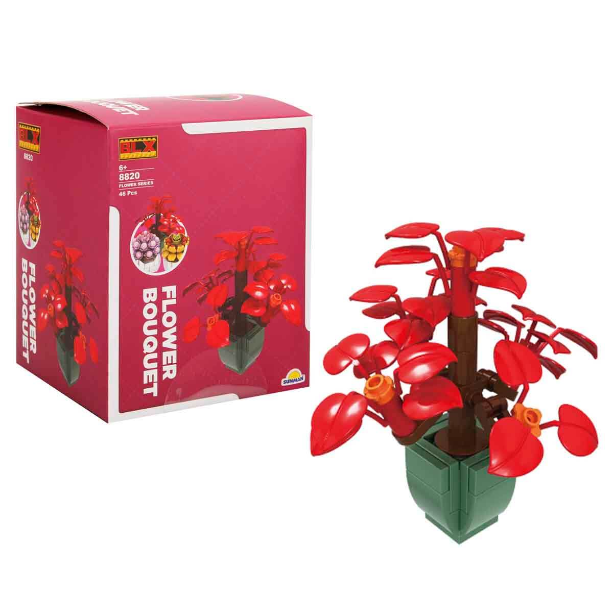 BLX Bitki Çiçekleri 8820 - Mavi Çiçek 76 Parça | Toyzz Shop