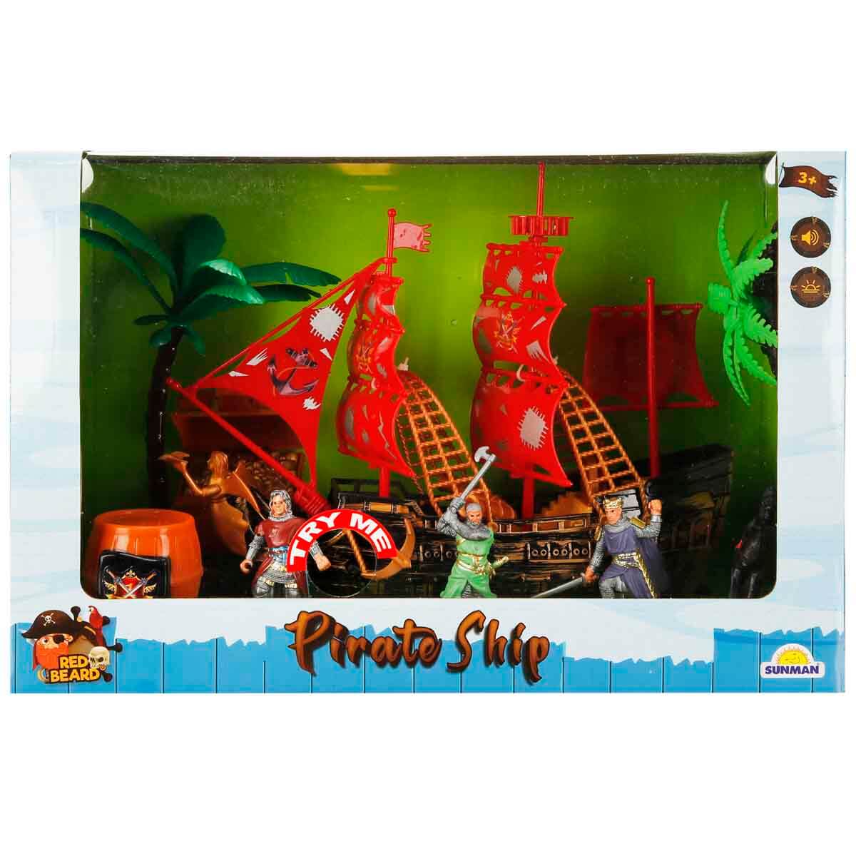 Sesli ve Işıklı Korsan Gemisi Oyun Seti | Toyzz Shop