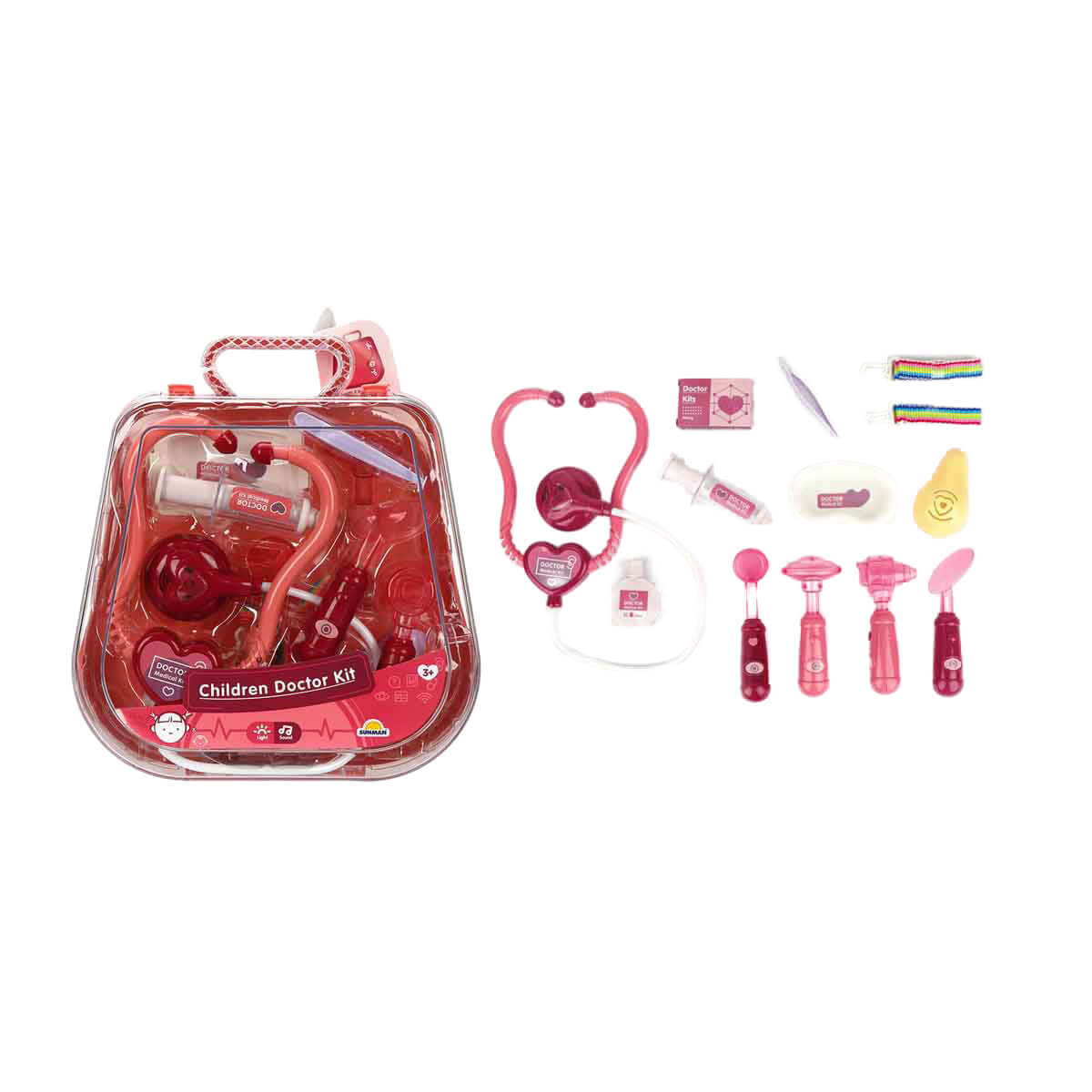 【てんちょーさん用】SURGEON 129, 133, 153, 154 セット Sesli ve Işıklı Çantalı Doktor Seti - Yeşil | Toyzz Shop
