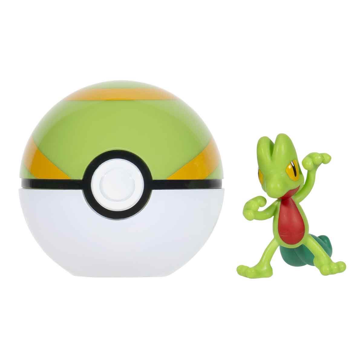 トイガン Popo Pokemon Clip 'N' Go Poke Topu ve Figür Seti POK/95057-E - Totodile