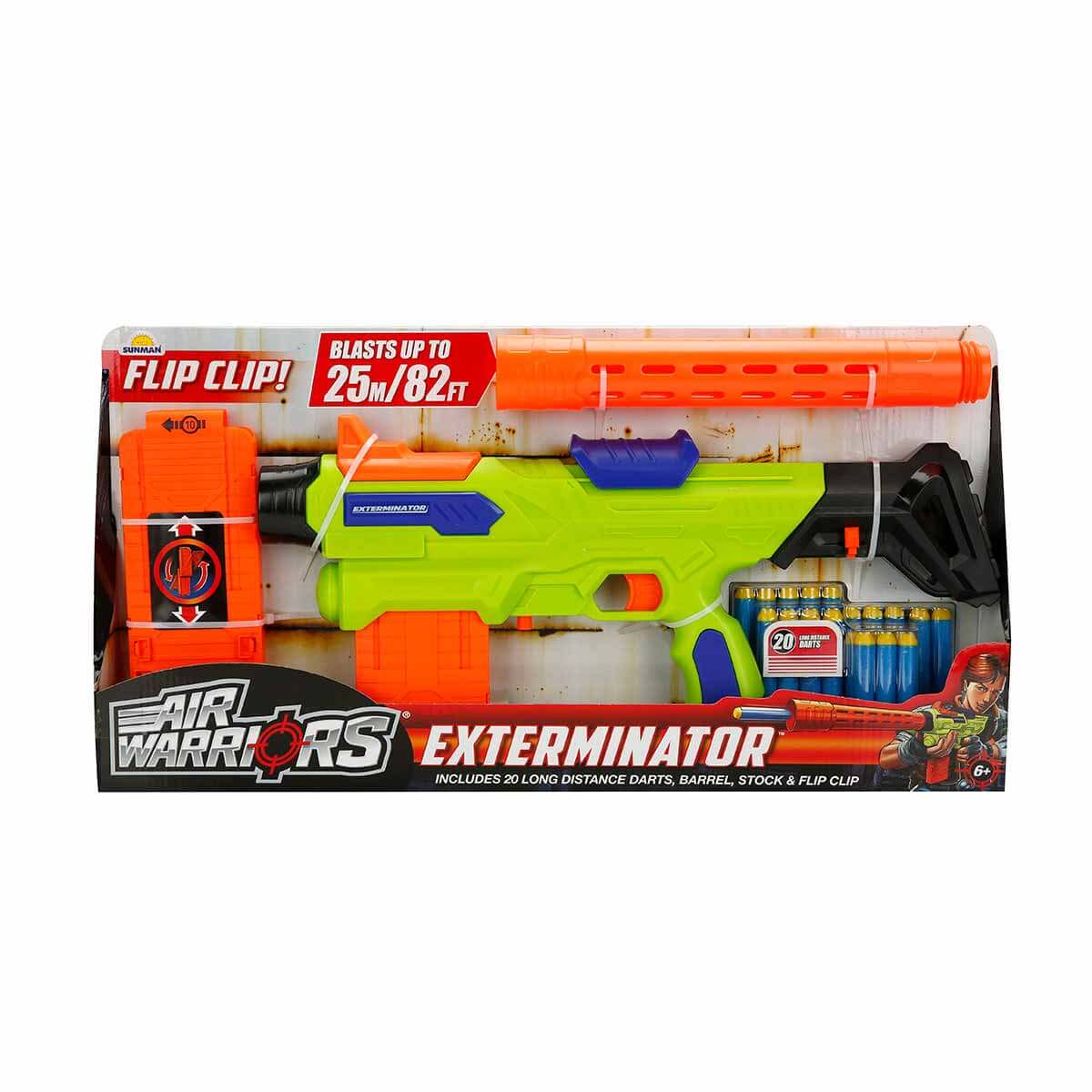 Air Warriors Exterminator Sünger Dart Atan Silah | Toyzz Shop