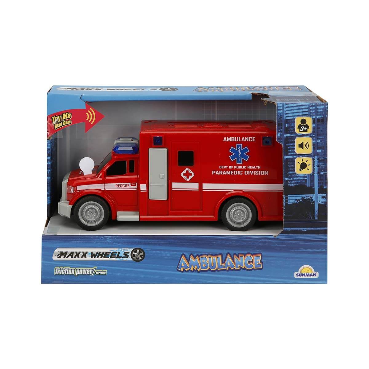 undefined - 57051_1:20_Maxx_Wheels_Sesli_ve_Isikli_Ambulans.JPG