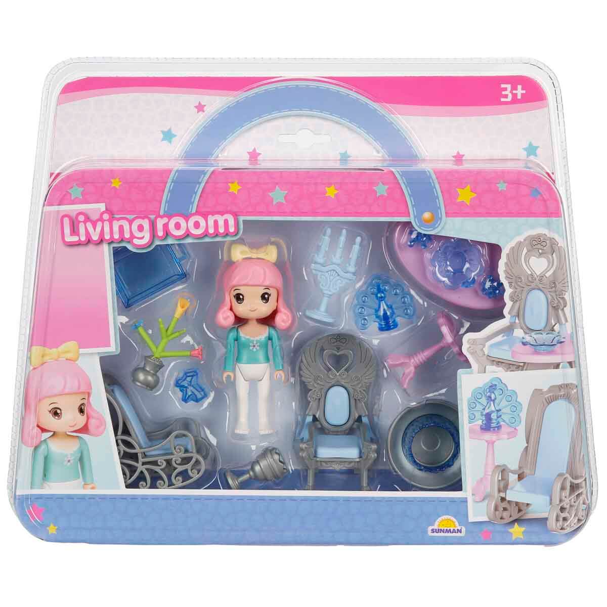 Nala'nın Oturma Odası Oyun Seti - Pembe Saçlı Kız | Toyzz Shop