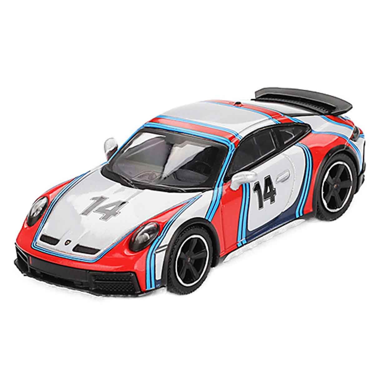 1:64 Mini GT Porsche 911 Dakar Ice Gray Metallic “Rally 1978
