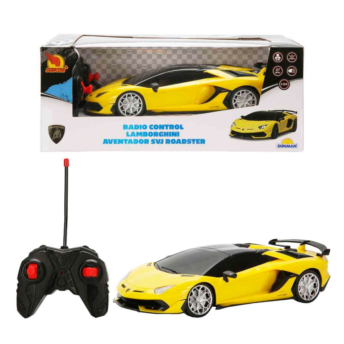 その他 Robby 1:24 Suncon Lamborghini Aventador SVJ Roadster Işıklı Uzaktan
