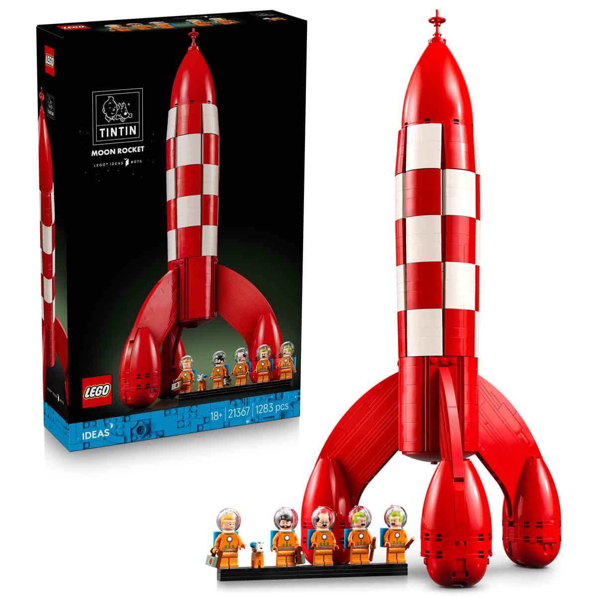 ☆たま☆T&A No.21 LEGO Ideas Tintin Ay Roketi 21367 - Yetişkinler için Çizgi Roman