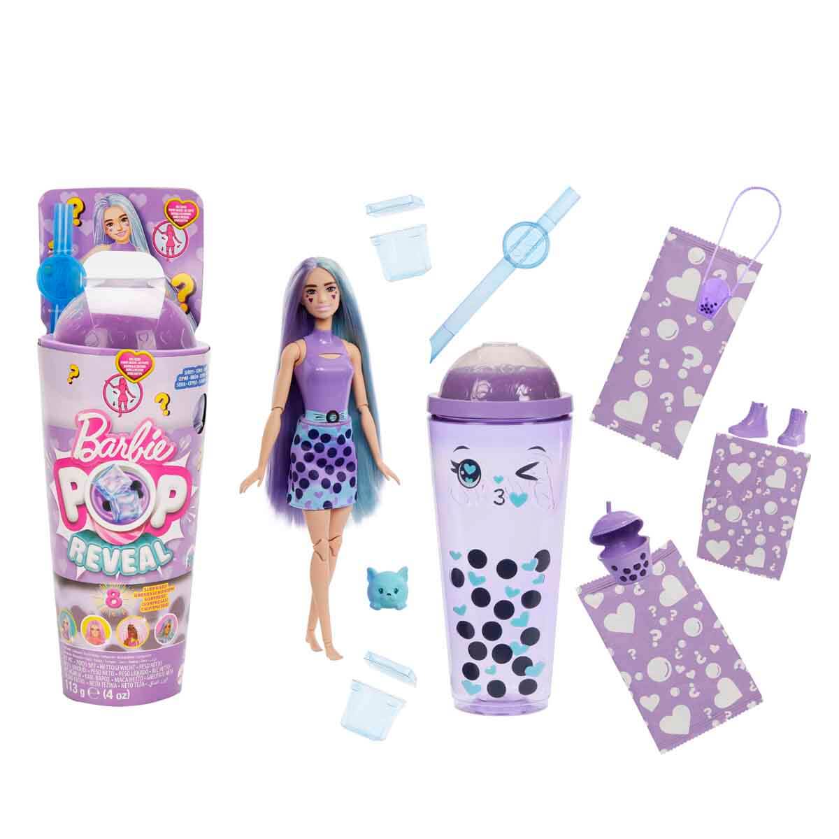 Barbie Pop Reveal Bubble Tea Serisi HTJ18 - Green Tea Htj21
