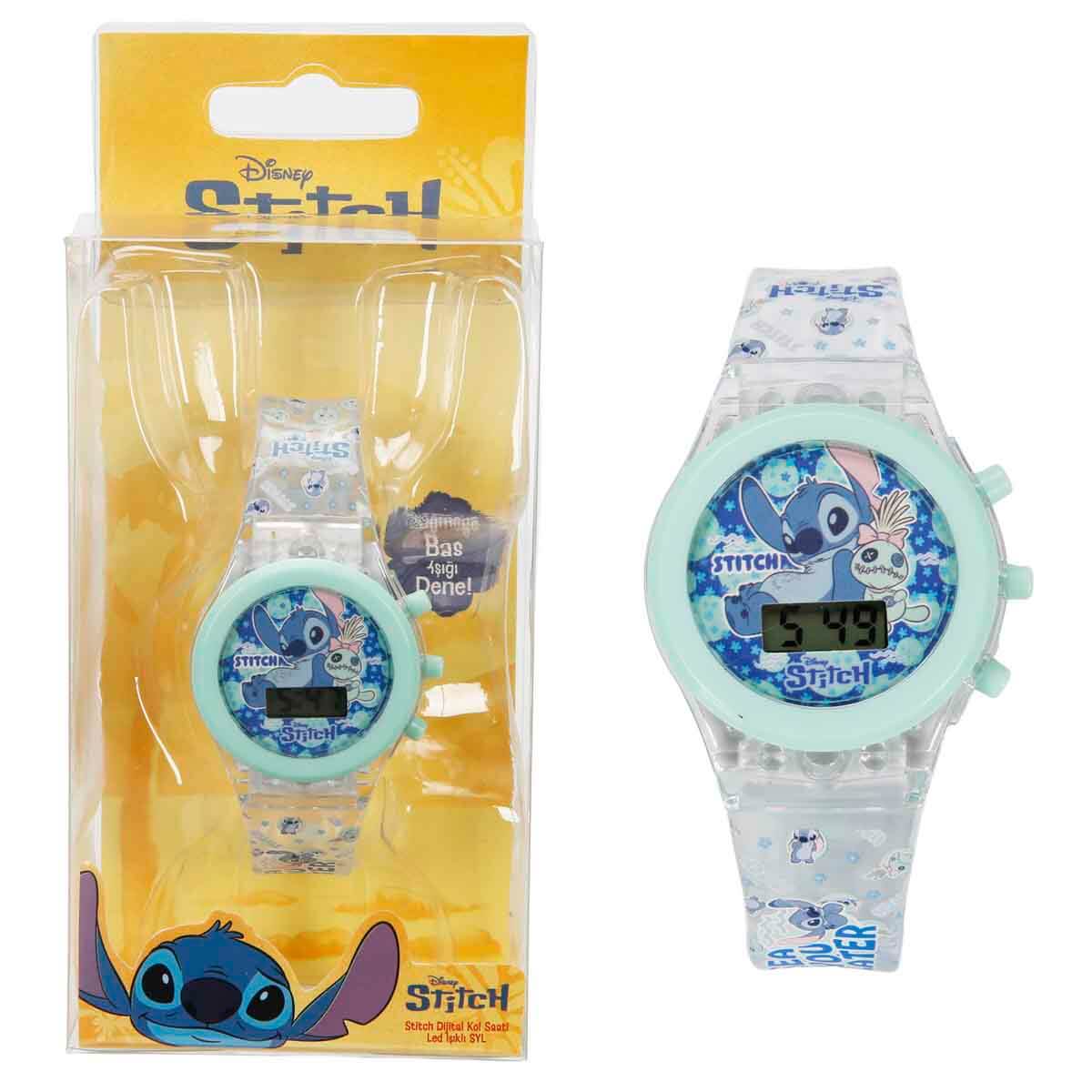 Stitch LED Işıklı Dijital Kol Saati - Mavi | Toyzz Shop