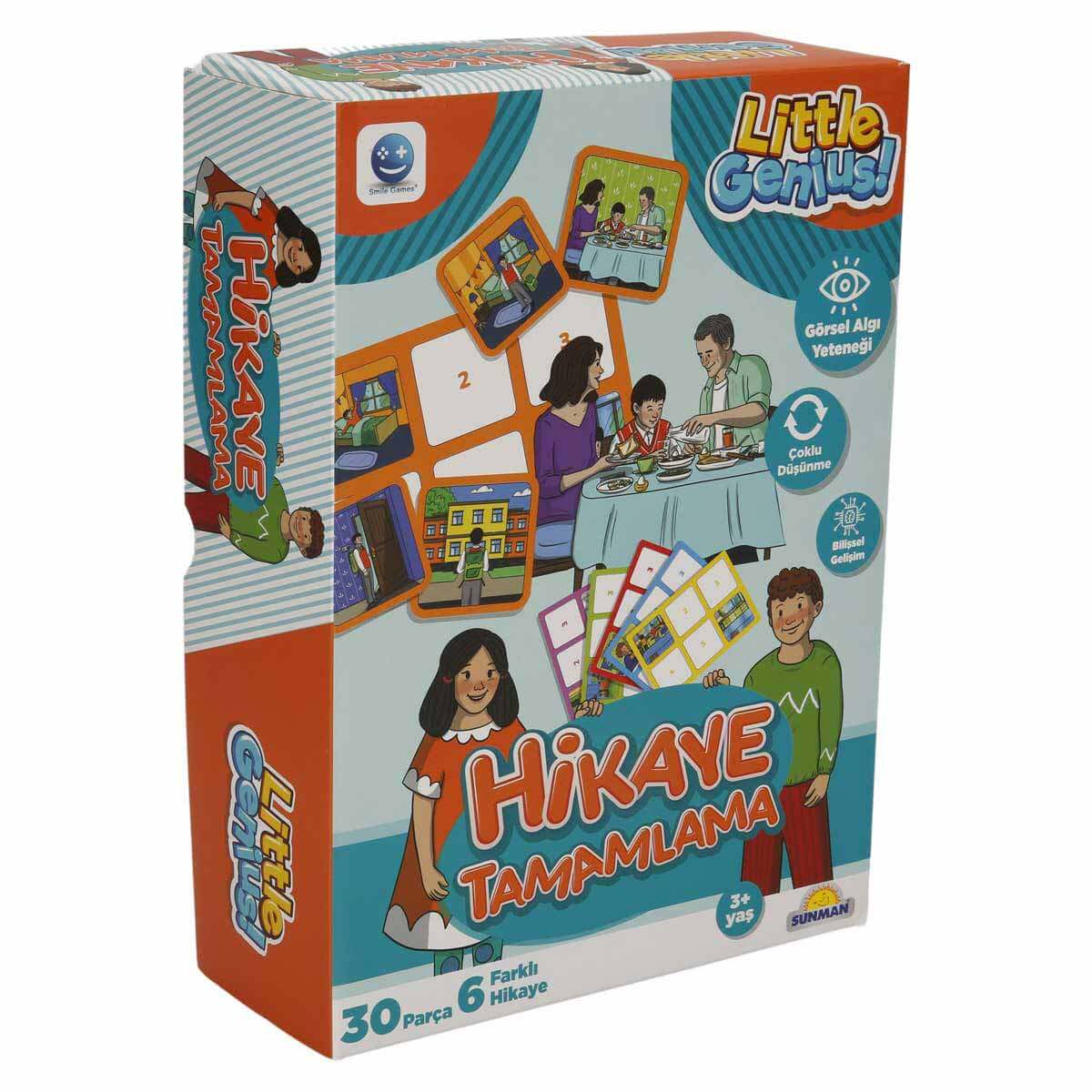 Hikaye Tamamlama Kartları Turuncu/Turkuaz 30 Parça | Toyzz Shop