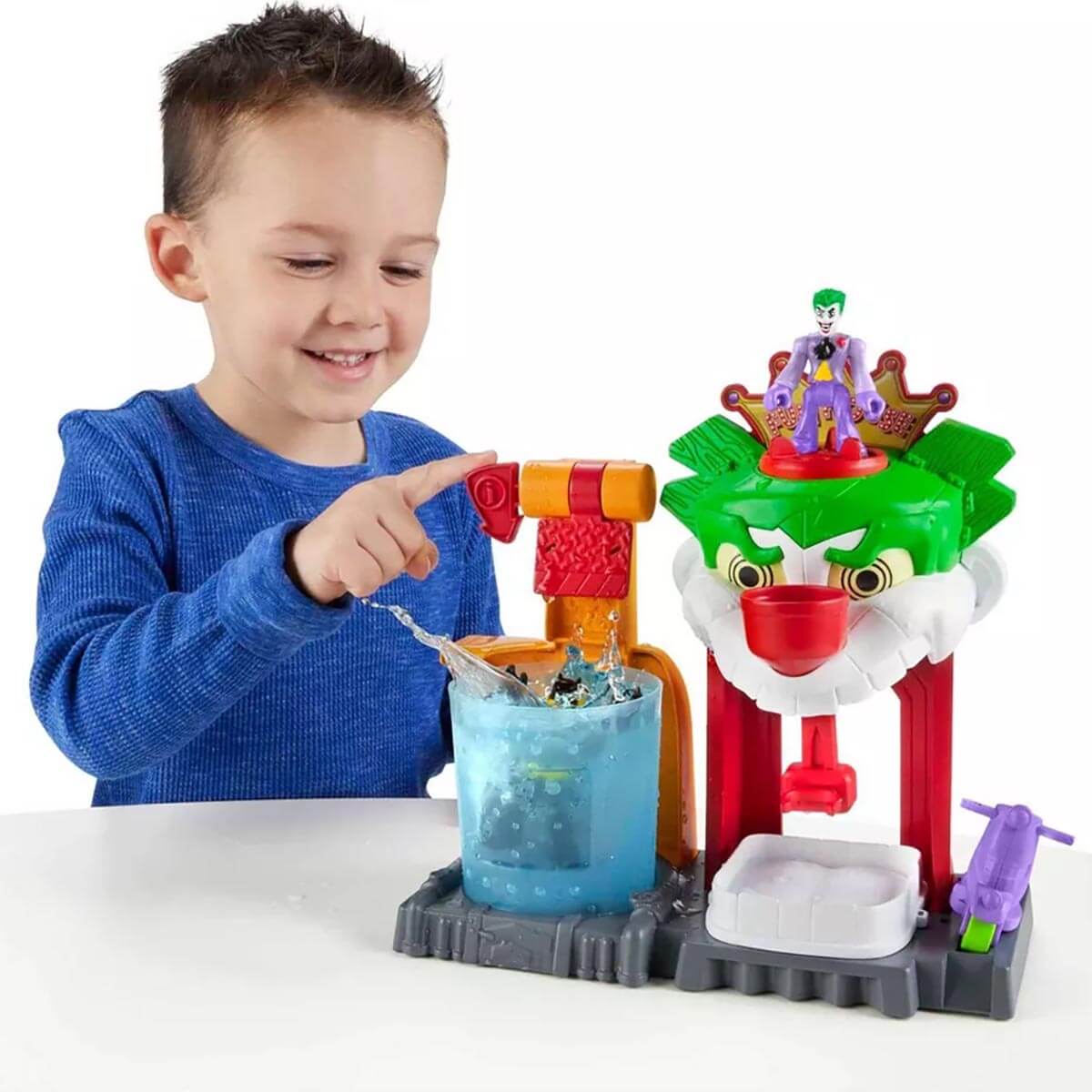 Imaginext DC Super Friends Renk Değiştiren Joker Eğlence Evi Oyun