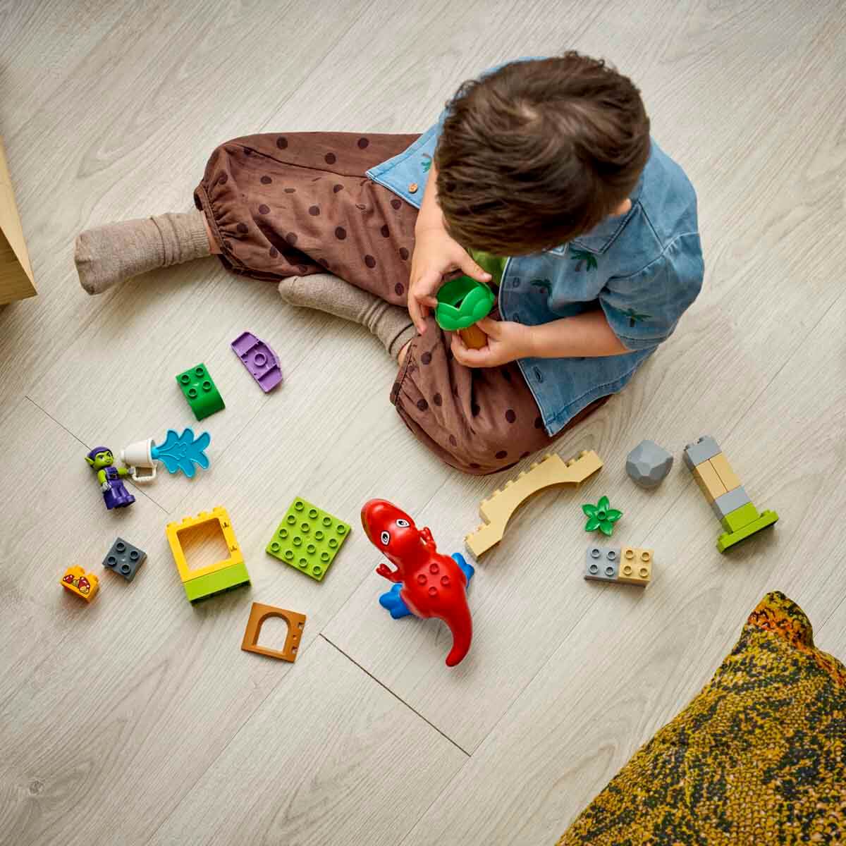 LEGO DUPLO Marvel Dinozor Spidey-Rex, Yeşil Goblin'e Karşı 10463