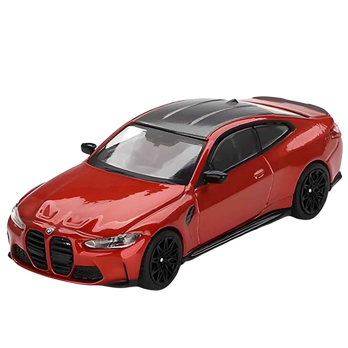 1:64 Mini Gt BMW M4 Competition Sakhir Orange Diecast Model Araba