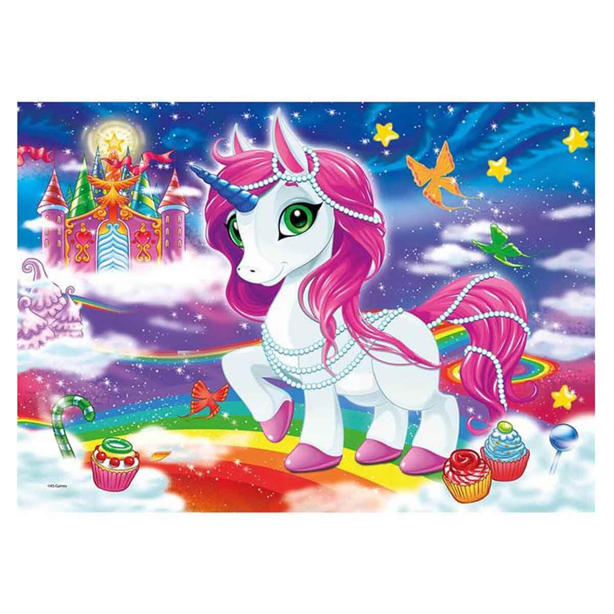 12 Parça Jumbo Puzzle: Pony Unicorn | Toyzz Shop