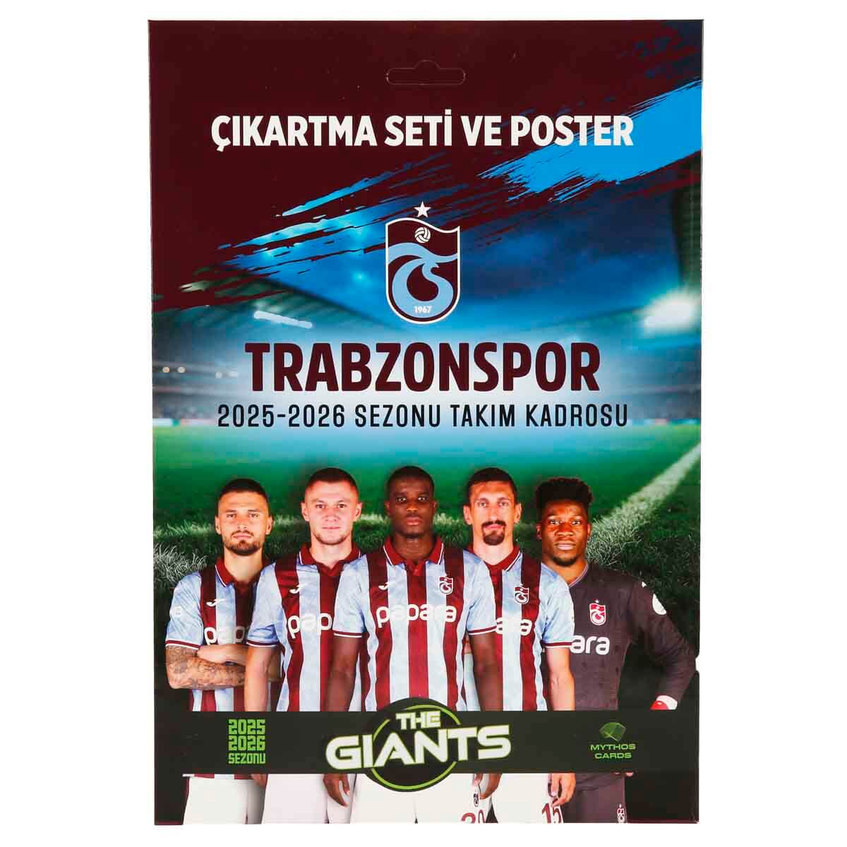 &TEAM KROSS ポスター Trabzonspor The Giants 2025-26 Sezonu Poster ve Çıkartma Seti