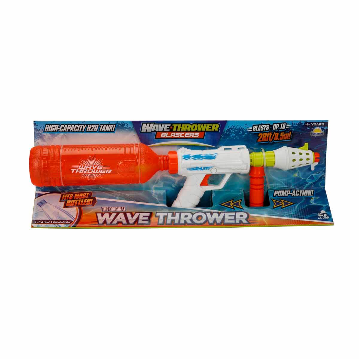 Wave Thrower Su Tabancası - Beyaz Silah Turuncu Hazne | Toyzz Shop