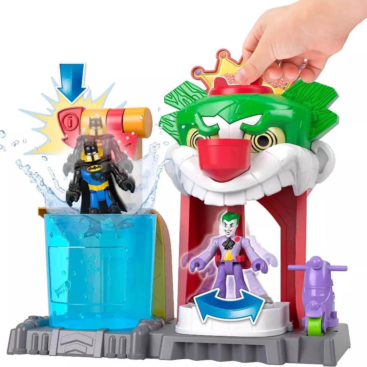 Imaginext DC Super Friends Renk Değiştiren Joker Eğlence Evi Oyun