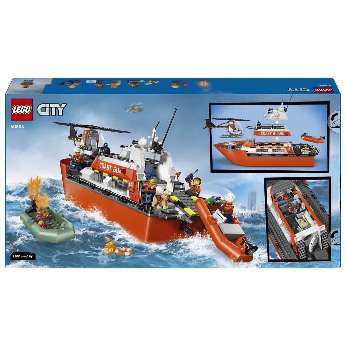 LEGO City Sahil Güvenlik Kurtarma Botu ve Helikopteri 60504 – 7