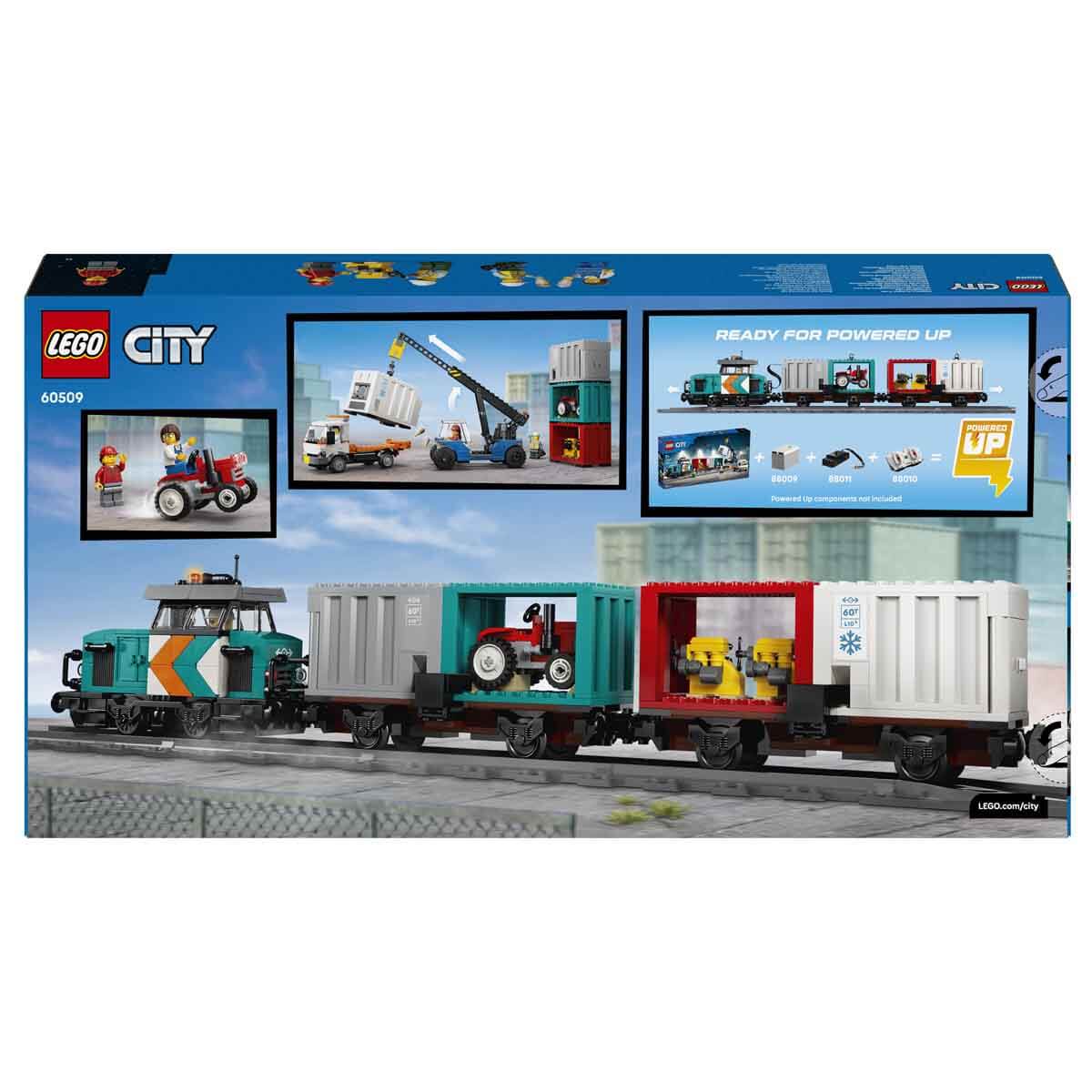 LEGO City Vinç ve Kamyonlu Liman Yük Treni – 60509 (803 Parça