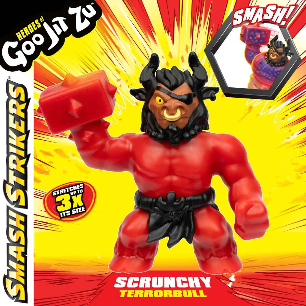 Heroes Of Goo Jit Zu Smash Strikers GJT57000 Blazagon: Figura Action Elastica Che Si Allunga E Si Schiaccia, Per Bambini 3+