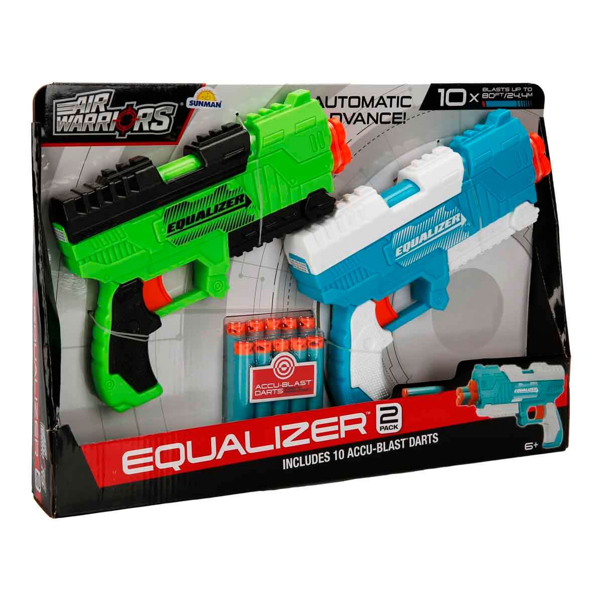 Air Warriors Equalizer 10 Mermili 2'li Sünger Dart Atan Silah 20