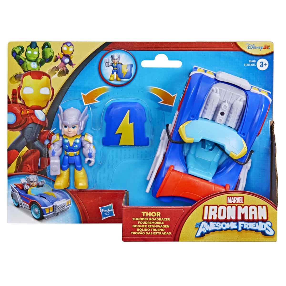 【箱付き中古】TOYS McCOY IRONCLAD RAILMAN Marvel Iron Man and His Awesome Friends Figür ve Araç Seti